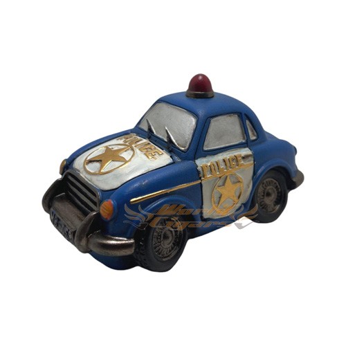 Cofrinho Carro de Policia Pequeno - Azul