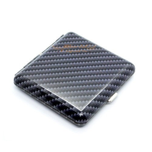 Cigarreira em Metal P/20 Cigarros Carbon - Modelo 02