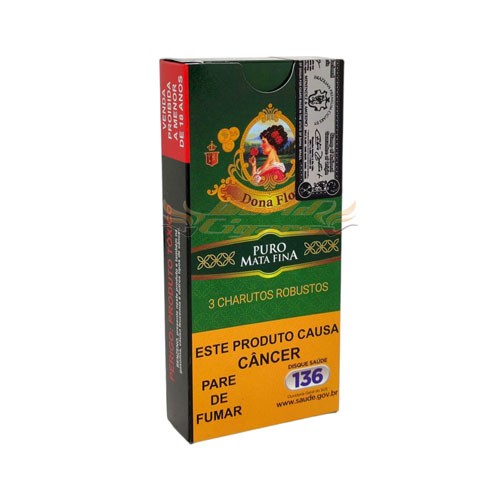 Dona Flor Robusto Puro Mata Fina Petaca c/03