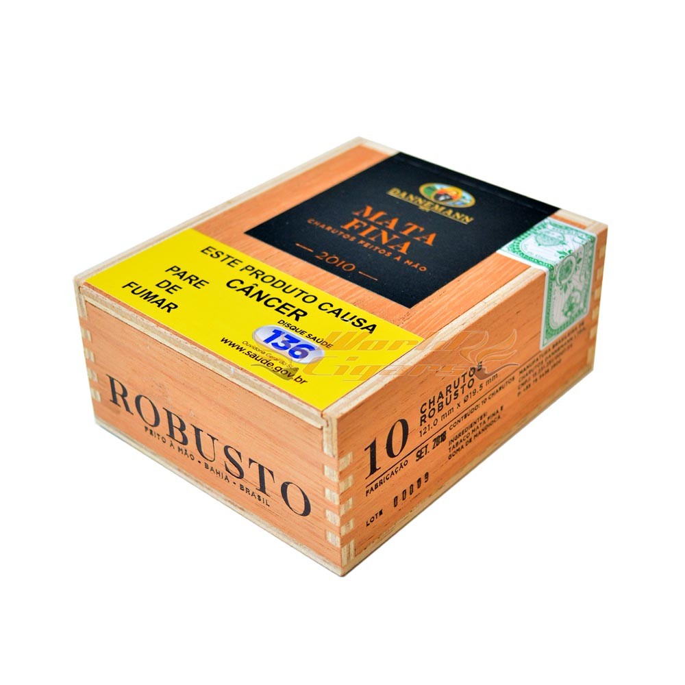 Dannemann Mata Fina Robusto Cx C/10 | World Cigars Tabacaria e