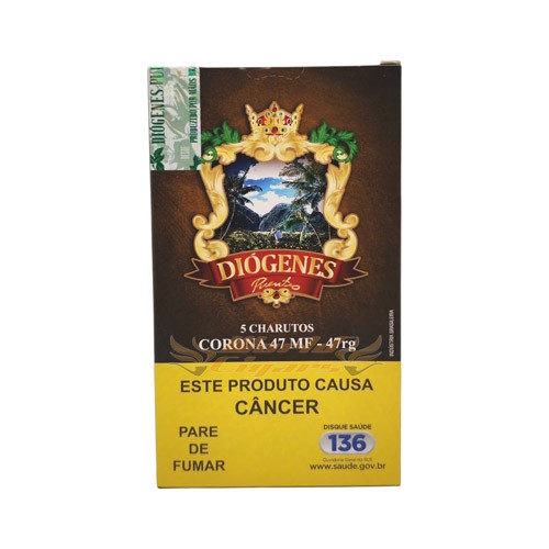 Diogenes Puentes MF Corona Ring 47 - Petaca C/5