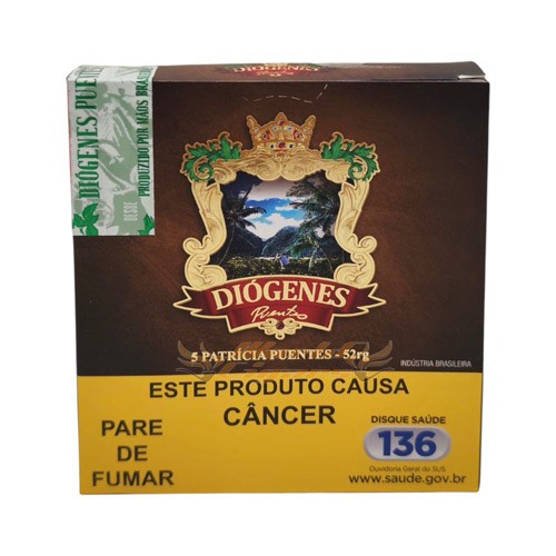 Diogenes Puentes Premium Patricias Ring 52 - Petaca C/5
