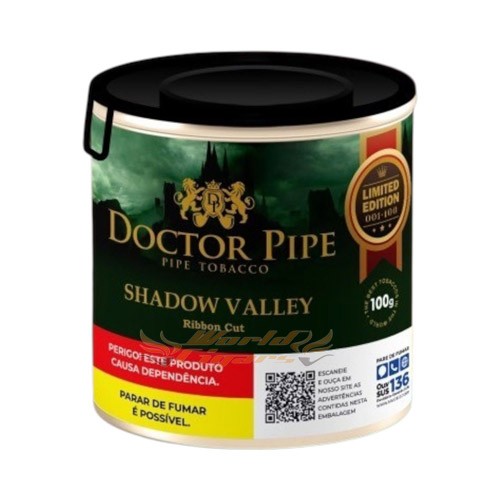 P/Cachimbo Doctor Pipe Ed. Limitada Shadow Valley Lata 100g