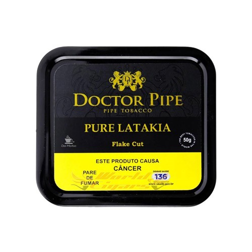P/Cachimbo Doctor Pipe Lata 50g Flake Cut - Escolha o Aroma