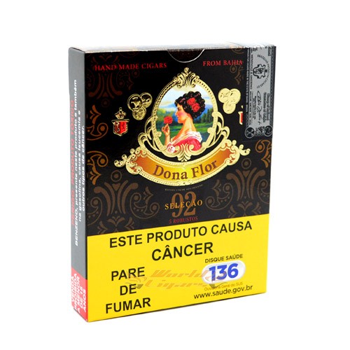 Dona Flor Robusto Sele��o Petaca C/5