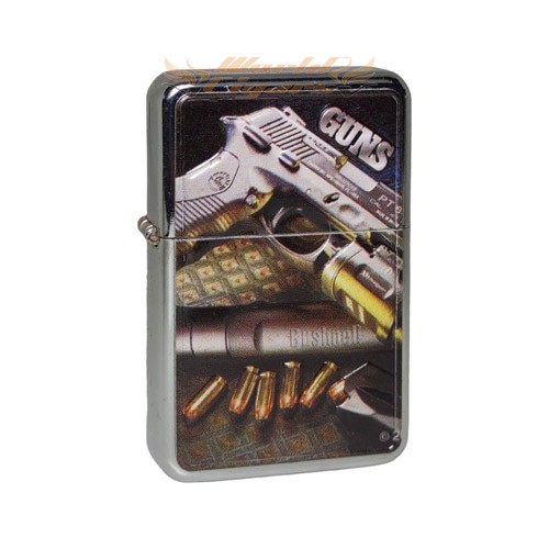 Isqueiro a Fluido Earth - Guns 1