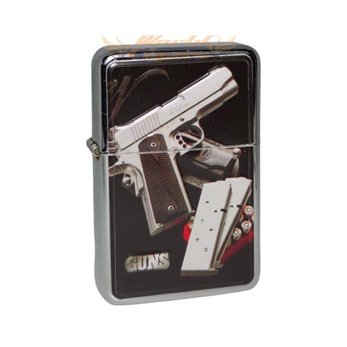 Isqueiro a Fluido Earth - Guns 2
