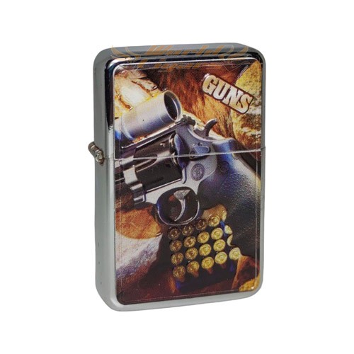 Isqueiro a Fluido Earth - Guns 3