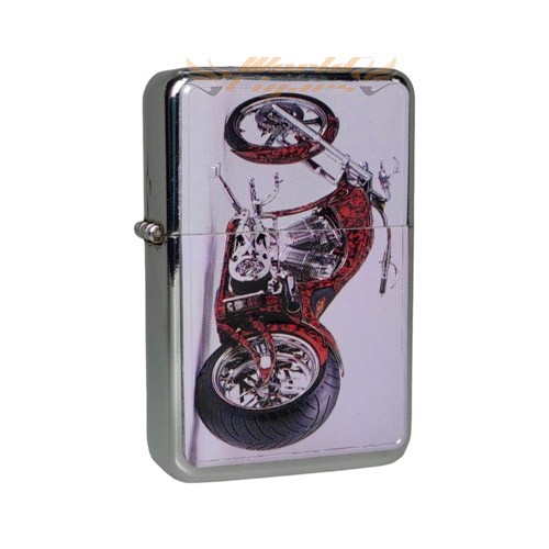 Isqueiro a Fluido Earth - Moto 1