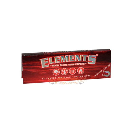 Papel P/ Cigarro Elements Red 1� Unidade