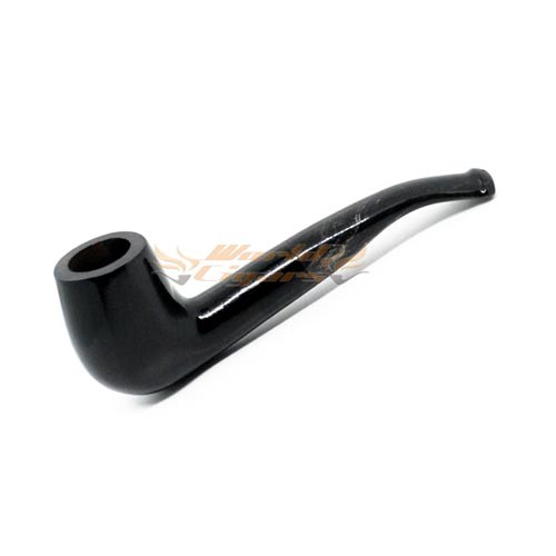 Cachimbo Elite Premium 9mm Curvo - Escuro Piteira Escura