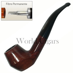 Cachimbo Elite IV Curvo - Vermelho Piteira Escura