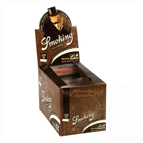 Filtro P/Cigarro Smoking Slim Brown Caixa C/10