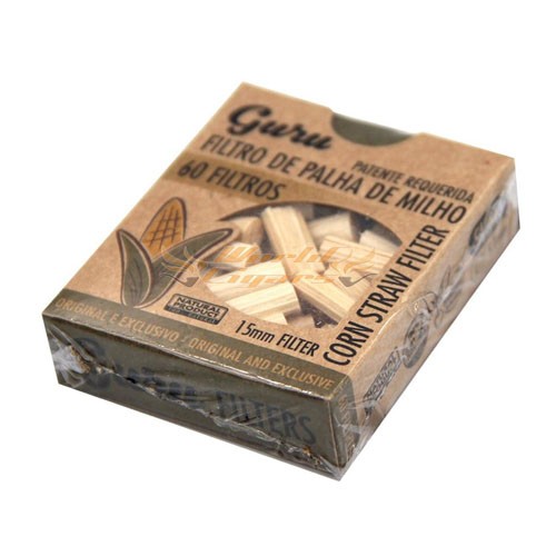 Filtro de Palha de Milho Guru Straw C/60