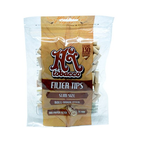 Filtro Hi Tobacco Biodegradável Slim 6mm C/130