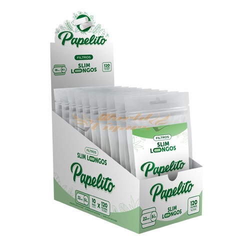 Filtro Papelito Extra-Slim 5,3mm LONGO CAIXA C/10