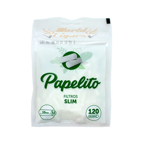 Filtro Papelito Extra-Slim 5,3mm C/120