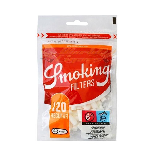 Filtro P/Cigarro Smoking Regular C/120 Un