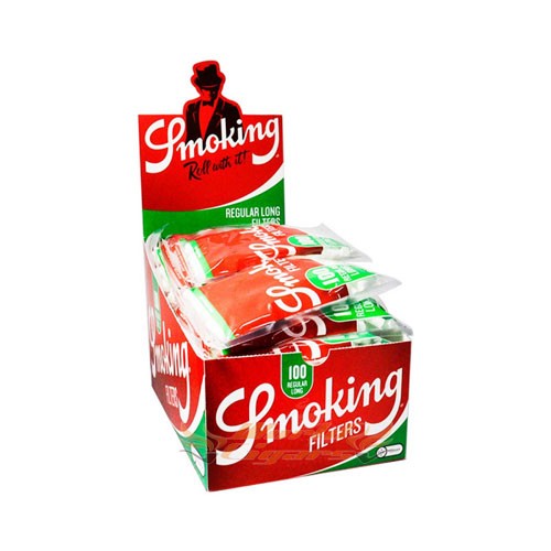 Filtro P/Cigarro Smoking Regular Long Caixa C/25