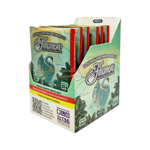 P/Enrolar Finamore Golden Virginia Menta 25g Cx C/06