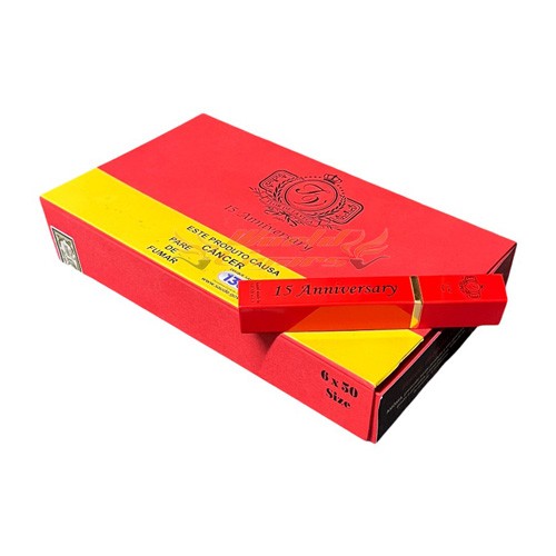 Flor de la Vega 15 Aniversario Box Pressed Ed. Limitada Cx C/24