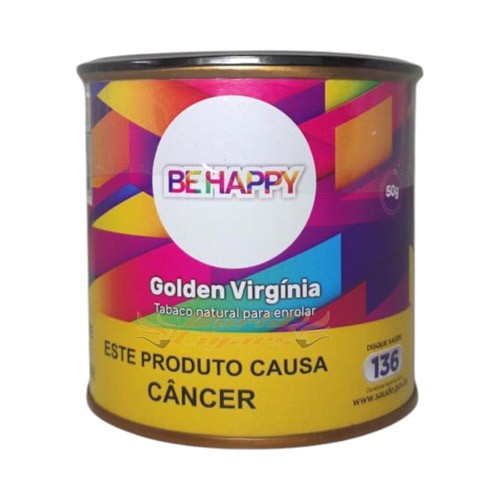 P/Enrolar Be Happy Golden Virginia Lata 50g