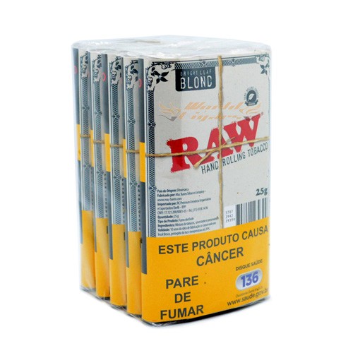 P/Enrolar Raw Blond 25g Pacote C/5