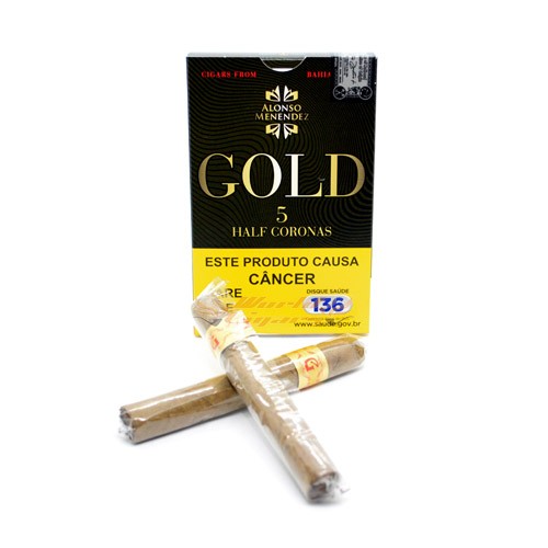 Alonso Menendez Gold Half Corona Petaca c/5