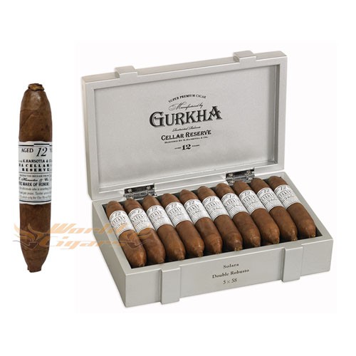 Gurkha Cellar Reserve Platinum 12Years Solara Double Robusto Cx C/20