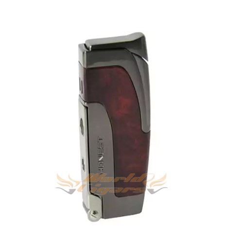 Isqueiro Ma�arico Honest C/2 Furadores BCZ107 - Cor Madeira