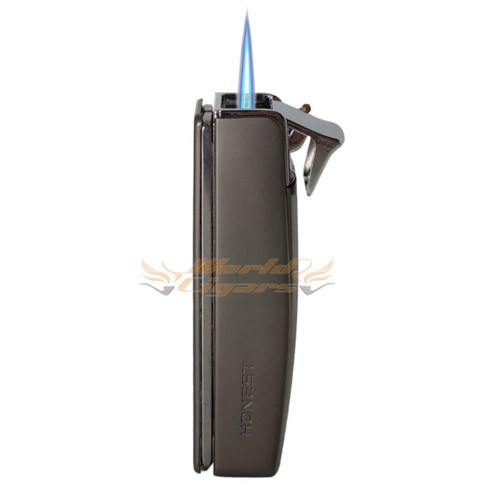 Isqueiro Ma�arico Honest BCZ168 Grafite - 1 Chama e Tesoura de Charutos