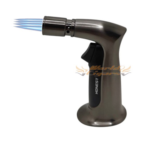 Isqueiro Maçarico de Mesa Honest 4 Chamas BCZ3003 - Grafite