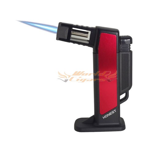 Isqueiro Maçarico de Mesa Honest BCZ484 - Vermelho