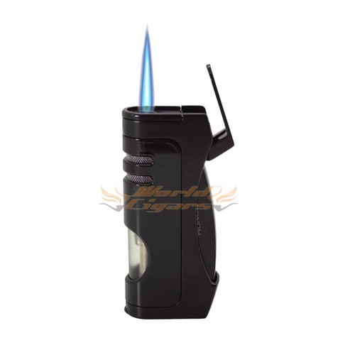 Isqueiro Maçarico Honest 1 Chama C/Furador BCZ487 - Preto