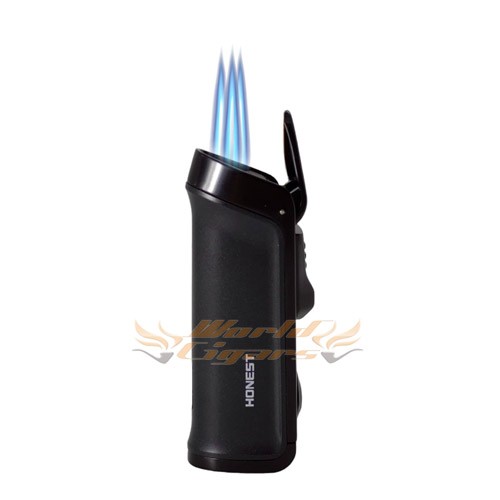Isqueiro Ma�arico Honest 3 Chamas BCZ787 - Preto