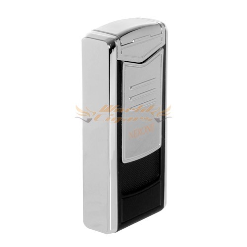 Isqueiro Ma�arico 3 Chamas Nerone Metal S3 - Preto