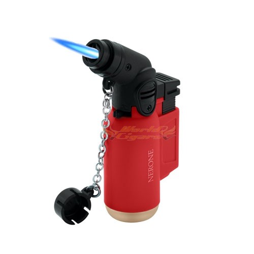 Isqueiro Ma�arico 1 Chama Torch Nerone - Vermelho