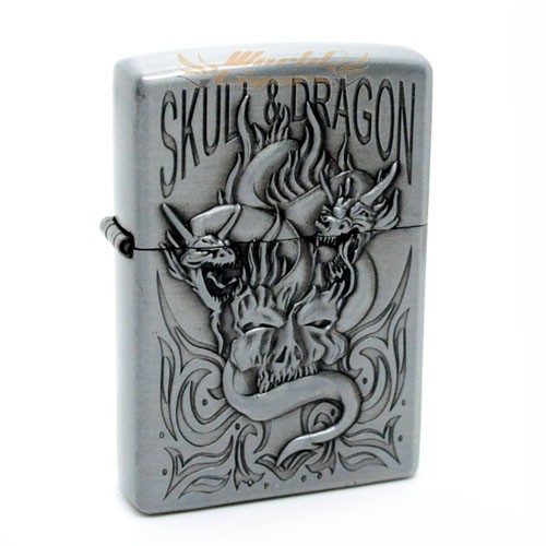 Isqueiro a Fluido Kantai - Skull e Dragon