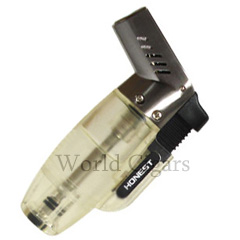 Isqueiro Ma�arico Honest 2 Chamas BCZ304 - Transparente