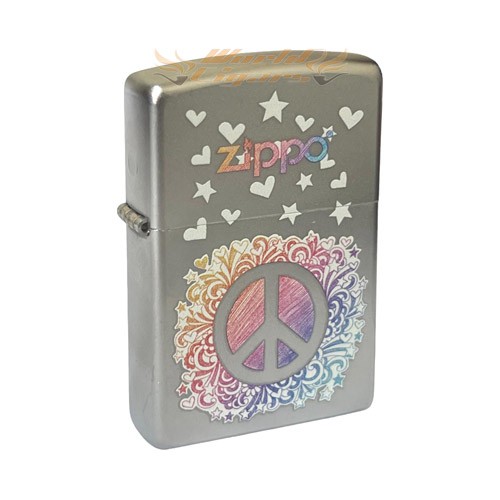 Isqueiro a Fluído Zippo - Peace