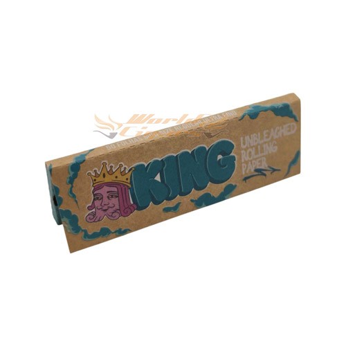 Papel P/ Cigarro King Paper Unbleached Mini Size Un.