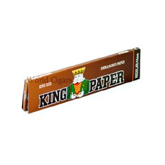 Papel P/ Cigarro King Paper Unbleached King Size Un.