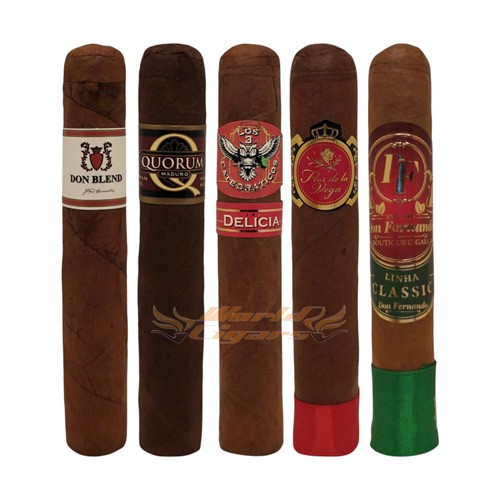 Kit 5 Charutos Robusto