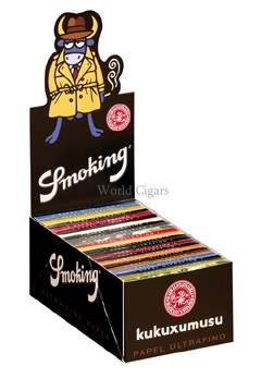 Papel P/Cigarro Smoking 1� Kukuxumusu Caixa C/50