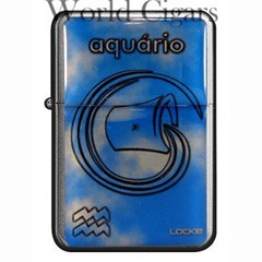 Isqueiro a Fluido Locke Signos - Aquario