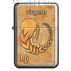 Isqueiro a Fluido Locke Signos - Virgem