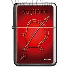 Isqueiro a Fluido Locke Signos - Sagitário