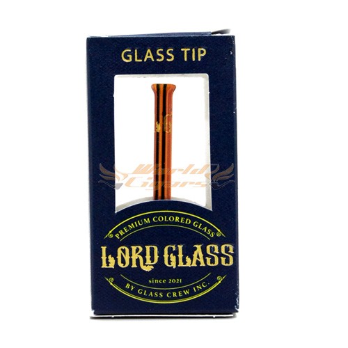 Piteira Premium Lord Glass Vac Stack - Laranja e Preta