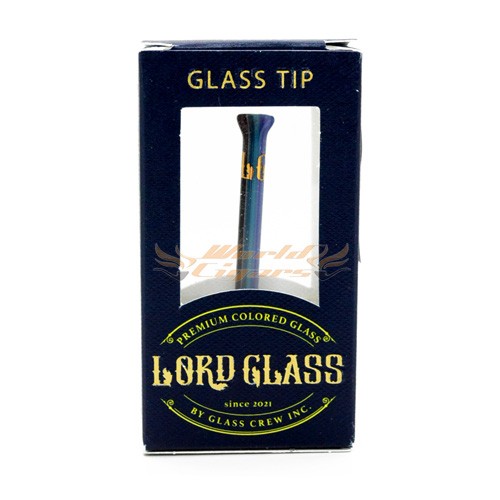 Piteira Premium Lord Glass Vac Stack - Preta e Azul