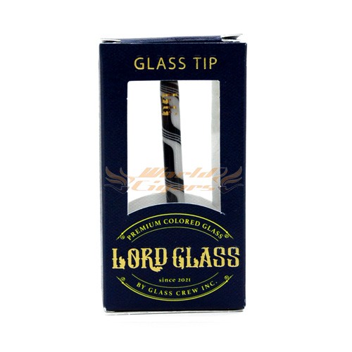 Piteira Premium Lord Glass Multi Waves - Branca e Preta
